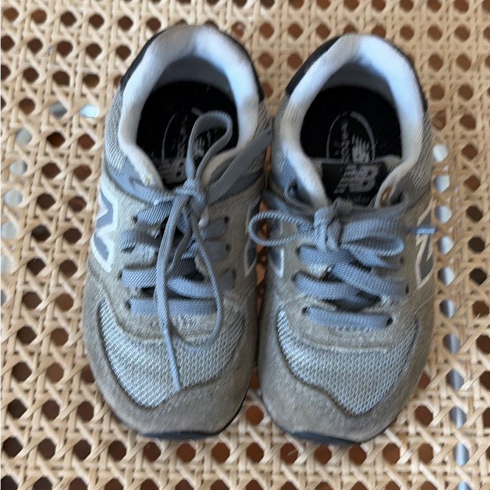 New Balance 574 toddler Grey Mesh & Suede Sneakers